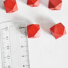 Perle bois rouge hexagonale,fournitures créatives, perles bois,création bijoux,perle hexagone,Perles géométriques,11mm, x 5-G6055