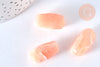 Perle en acrylique rose 25mm imitation pierre, perle acrylique corail clair création bijou X5 G6797