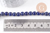 Perle lapis lazuli rondelapis bleu,pierre naturelle, pierre naturelle,lapis naturel, 6mm,le fil de 20cm (G4069)