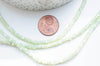 Perle nacre naturelle heishi vert pastel,tube coquillage coloré,perle coquillage,2x4mm, le fil de 40cm, x1 G4770