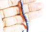 Perle rondelle heishi lapis lazuli, perle lapis naturel, perle pierre, 4mm, fil de 40 cm, X1 G2767