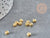 Perles Intercalaires rondelles laiton doré 18K 4x2.5mm, création de bijoux x10 G9052