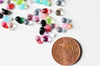 Perles cristal goutte multicolore cristal tchèque 6.5x4.5mm, x50 (G4187)