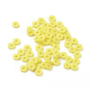 Perles polymère jaune heishi 4mm,fabrication bijoux, Perles plastique, perle heishi,perle disque,4mm,le fil de 320 perles G4990