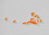 Perles rocaille Tube orange, perles rocaille orange, perles verre orange irisé, long tube,6mm, x 5gr G2692