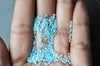 Perles rocailles miyuki bleu ciel, Perle rocaille japonaise Aqua Lined White Pearl ,perle rocaille perlage,15/0, 1.5mm, Sachet 10g G3951