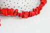 Perles rondelles corail rouge, perles corail, corail naturel, le fil de 40cm,8-11mm, x1, G3536