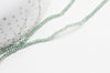 Perles toupies vert irisé, perles bijoux, perle cristal, fourniture créative, Perle verre facette, fil de 40cm, 2.5mm G4435