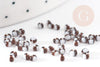 Petite Perle rocaille rayé noir blanc,perle rocaille multicolore, perle multicolore,perle africaine,1.5x2mm, x 10gr (G3286)