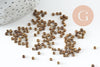 Petite perles de rocaille bronze,perle verre,perles rocaille, perlage,2.5mm, x10Gr (G0825)