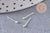 Piercing clou argent 925 massif boule 1.5mm, x1 (G5149)