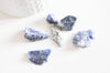 Pierre brute sodalite naturelle,pierre naturelle non percée pour création de bijoux,15-25mm, X20Gr G3442