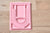 Plateau d'assemblage perles pour fabrication collier ROSE 24x33cm, comptage de perles, avec mesures graduées, x1 (G7051)
