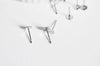 Puces oreille acier avec plateau, boucles sans nickel, boucles d'oreille, plateau 6mm, x20 (G2312)