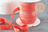 Ruban élastique orange corail or coquilage EFJF,bracelet EVJF,ruban mariage, scrapbooking,16mm, X 1mètre G4899