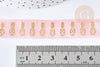 Ruban élastique rose doré ananas EFJF 16mm,bracelet EVJF,ruban mariage, scrapbooking, 1/5/10 Mètres G8307