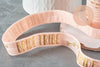 Ruban élastique rose or EFJF,bracelet EVJF,ruban mariage scrapbooking, 16mm, x 1Mètre G2156