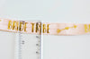 Ruban élastique rose or EFJF,bracelet EVJF,ruban mariage,fourniture créative, scrapbooking, 16mm, longueur 1 mètre-G2156