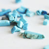 Sable chips pierre howlite turquoise 3~5mm, x20gr (G0259)