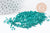 Sable chips verre bleu 1.5~2mm, x10gr (G5043)