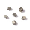 Sable cube Pyrite naturelle 2~5mm,poudre minerale, création bijoux et jesmonite, Sachet 20 grammes G3676