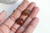 Sable pierre agate rouge naturelle brute roulée 10-16mm, x20gr (G5179)