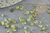 Sable quartz olive vert 2-6mm, chips création bijoux et jesmonite nailart, X 20gr G3501