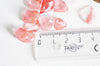 Sable verre quartz cerise roulée 5~10mm,sable verre,lithotherapie,chips quartz cerise,Sachet 20 grammes-G0397