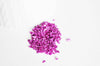 Sable verre rose fuchsia métallisé 1-1.5mm, x10gr (G1460)