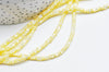 perle nacre naturelle heishi jaune pastel,tube coquillage coloré,perle coquillage,2x4mm, le fil de 20cm, x1 G4476