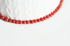 perle ronde bambou de mer rouge,perle imitation corail en bambou de mer naturel,le fil de 47cm,3mm, x1, G3887