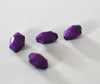 perles facettées plastique VIOLET,perles bijoux, fabrication bijoux, perles vintage,perles plastique,1.8cm,lot de 10-G1161