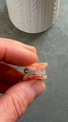 Orange Gold Acetate Hair Clip 26mm, x1 VALID 