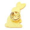 Broche pins lapin motif végétal doré émail,broche dorée,creation bijoux,décoration veste, 30x23mm,l'unité G5546-Gingerlily Perles